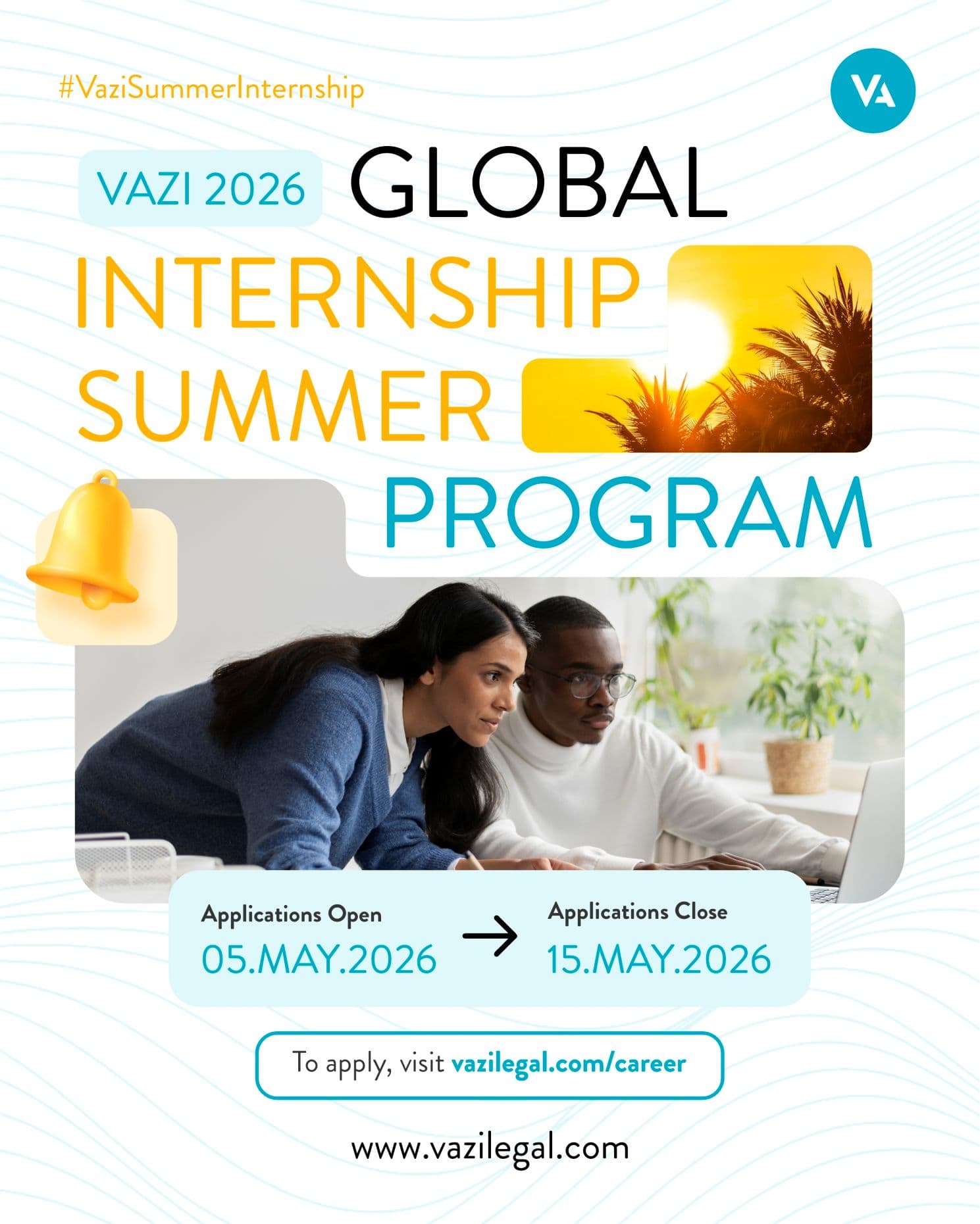 Internship 2026 flyer